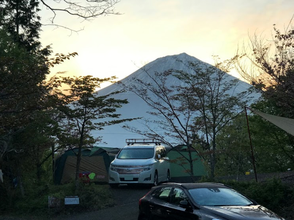富士山が見えるVOLCANO 白糸オートキャンプ場