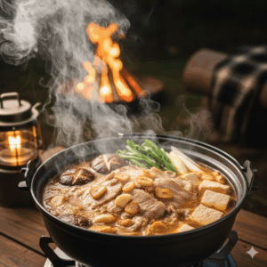 豚肉とニンニクのあったか鍋の写真