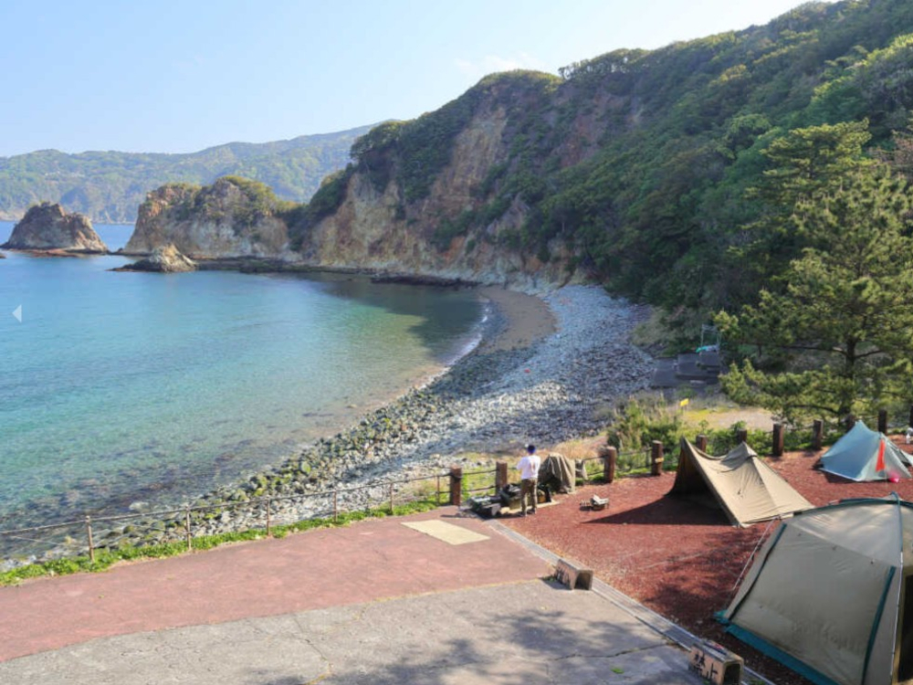 キャンプ黄金崎